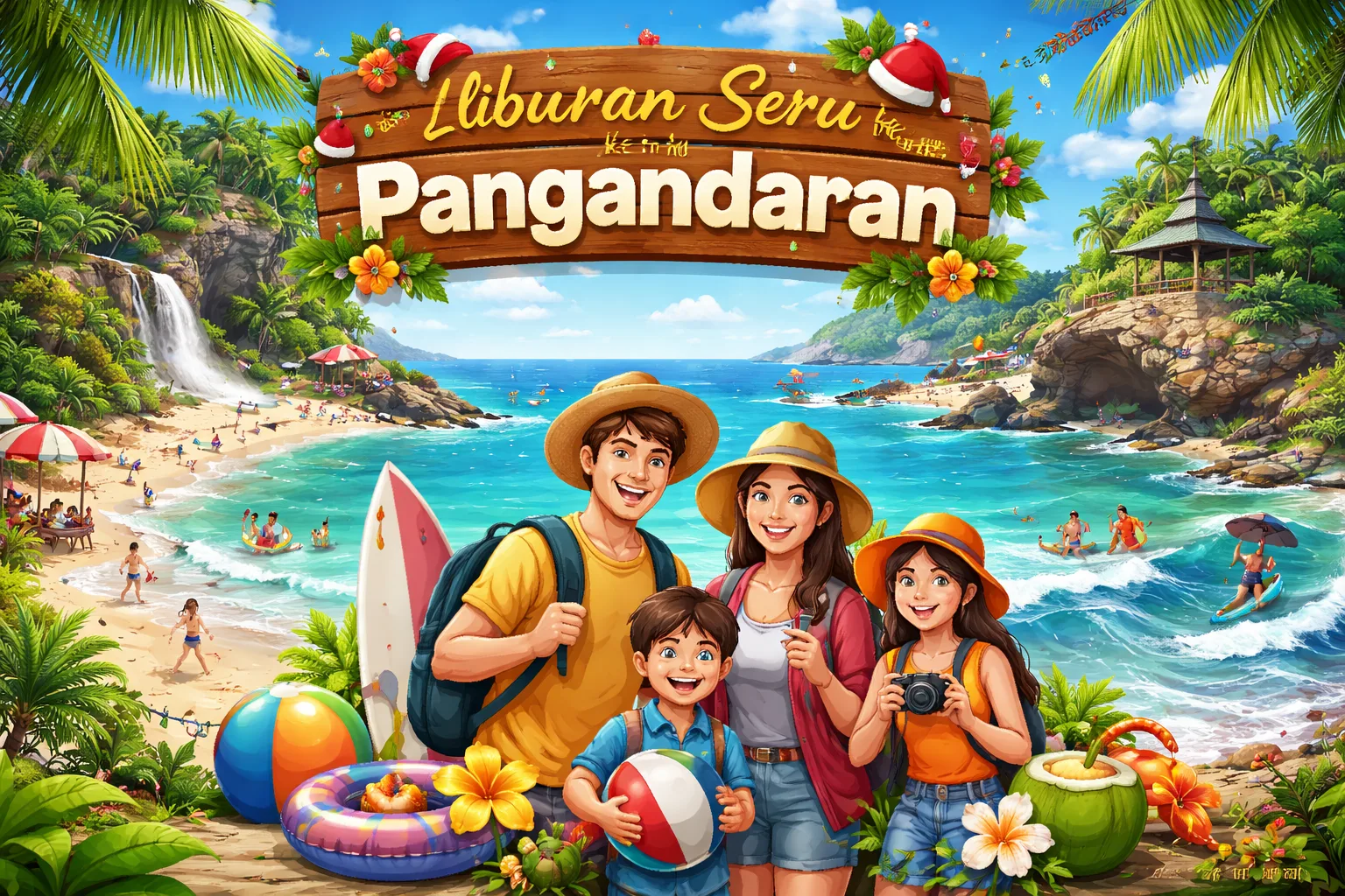 7 Rekomendasi Tempat Liburan di Pangandaran Saat Nataru