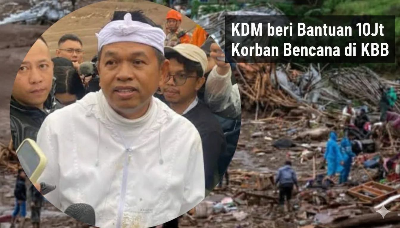 Dedi Mulyadi Siapkan Rp10 Juta per KK untuk Pengungsi di KBB