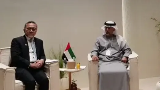 Menko Pangan Zulkifli Hasan Bahas Kerja Sama Iklim Indonesia–UAE di Abu Dhabi